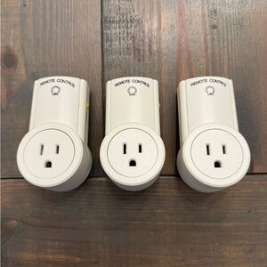 Lot of 3 Etekcity Zap Remote Outlet Switches BH9938U - No Remote - 120V 60Hz